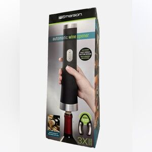 Emerson Black Automatic Wine Opener